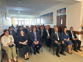 Sarısu qəsəbəsində sakinlərlə səyyar qəbul-görüş keçirilib