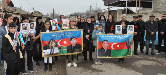 Vətən müharibəsi şəhidi Xudiyev Toğrulun doğum günü qeyd olunub.