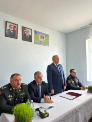 Beyləqan Rayon İcra Hakimiyyətinin başçısı Əziz Əzizov Yuxarı Kəbirli kəndində vətəndaşlarla növbəti səyyar qəbul-görüş keçirib.