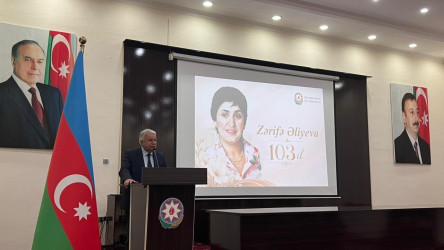 Beyləqanda Zərifə Əliyevanın anadan olmasının 103 illiyinə həsr olunmuş tədbir keçirilib