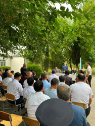 Yeni Mil qəsəbəsində vətəndaşların müraciətləri dinlənilib