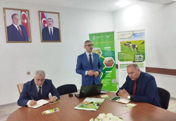 Beyləqanda “Dayanıqlı fermer fəaliyyəti üçün aqrar sığorta” mövzusunda tədbir keçirilib.