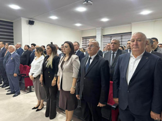 Yeni Azərbaycan Partiyası Beyləqan rayon təşkilatının XII hesabat konfransı keçirilib.