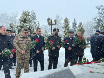 Beyləqanda 20 Yanvar şəhidlərinin xatirəsi ehtiramla yad edilib