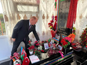 Anım Günü ərəfəsində Bahar və Qəhrəmanlı qəsəbələrində şəhid məzarları ziyarət olunub
