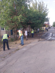 Beyləqan şəhərinin bu küçələrində təmizlik və abadlıq işləri aparılıb