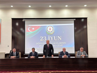 Beyləqanda 23 İyun – Dövlət Qulluqçularının Peşə Bayramı qeyd olunmuşdur.