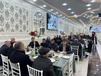 Martın 18-də Beyləqan rayonunda müqəddəs Ramazan ayı münasibətilə 400 nəfərlik iftar süfrəsi təşkil olunub.