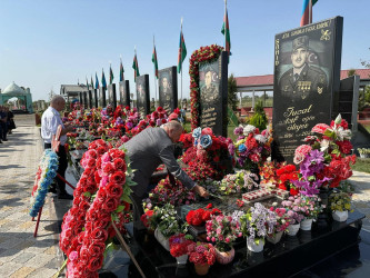 Şəhid Vəliyev Elnur Mirsiyab oğlunun doğum günü qeyd olundu.