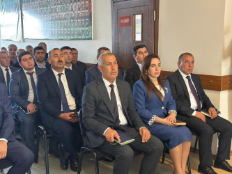 Sarısu qəsəbəsində sakinlərlə səyyar qəbul-görüş keçirilib