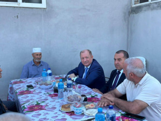 Birinci Qarabağ müharibəsi şəhidinin ailəsi ziyarət olunub