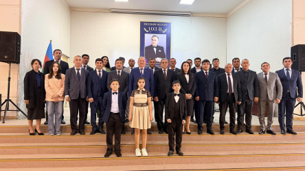 Beyləqanda “Ümummilli Lider Heydər Əliyev müasir müstəqil Azərbaycanın banisidir” adlı möhtəşəm tədbir keçirilib.