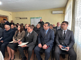 21 yanvar 2025-ci il tarixdə Rayonun İkinci Aşıqlı kəndində səyyar qəbul keçirilib.