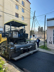 Beyləqanda növbəti asfaltlanma işləri həyata keçirilib