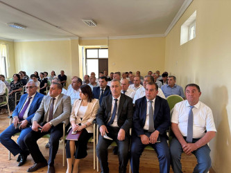 Beyləqan rayonunun Birinci Aşıqlı kəndində səyyar qəbul-görüş keçirilib