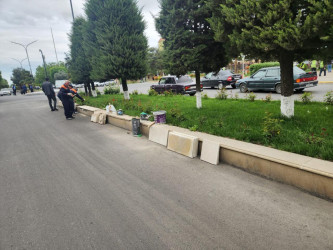 Beyləqan rayonunda abadlıq-quruculuq işləri davam etdirilir.