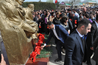 Beyləqanda 31 Mart-Soyqırımı qurbanlarının xatirəsi ehtiramla anılıb.