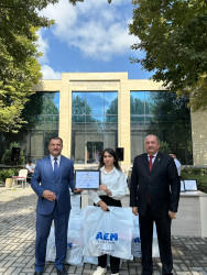 Beyləqanda ali təhsil müəssisələrinə qəbul imtahanında yüksək bal toplayan məzunlarla görüş keçirilib.