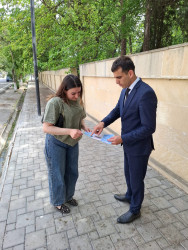 Beyləqanda “İnsan Hüquqları Aylığı” çərçivəsində maarifləndirici kampaniya keçirilib