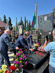 Vətən Müharibəsi şəhidi Siyahim Dəmirovun doğum günü münasibətilə məzarı ziyarət olunub