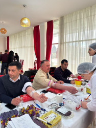 Beyləqanda “Talassemiyasız həyat naminə” qanvermə aksiyası keçirilib