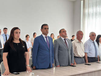 Beyləqanda Milli Mətbuatın yaranmasının 150 illik yubileyinə həsr olunmuş tədbir keçirilib.