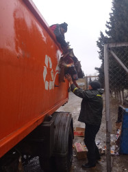 Beyləqanda təmizlik işləri hava şəraitindən asılı olmayaraq davam edir