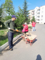Beyləqanda abadlıq və təmizlik işləri mütəmadi olaraq davam etdirilir