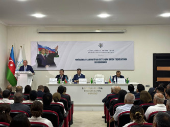 Yeni Azərbaycan Partiyası Beyləqan rayon təşkilatının XII hesabat konfransı keçirilib.