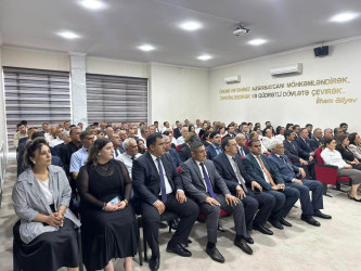 Yeni Azərbaycan Partiyası Beyləqan rayon təşkilatının XII hesabat konfransı keçirilib.