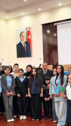 “Ordun varsa, yurdun var!” layihəsi çərçivəsində şəhid Xəlilov Elnurun xatirəsinə həsr olunmuş tədbir keçirilib