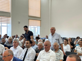 15.07.2025-ci il tarixdə Dünyamalılar kəndində növbəti səyyar qəbul-görüş keçirildi.