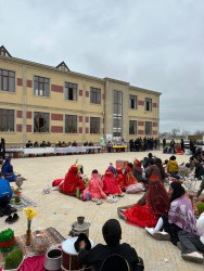 Beyləqan şəhər Humanitar Fənlər Təmayüllü Liseyində Novruz Bayramı ilə əlaqədar bayram şənliyi keçirilib.
