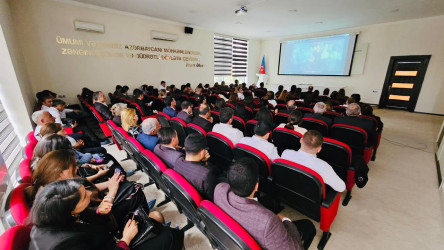Beyləqanda Ümummilli Lider Heydər Əliyevin anadan olmasının 102-ci ildönümünə həsr olunmuş tədbir keçirilib.