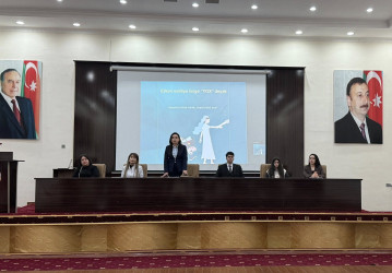 “Uşaqlara kitab verək, həyat yükü yox: erkən evliliyə birlikdə yox deyək” mövzusunda maarifləndirici tədbir keçirilib.