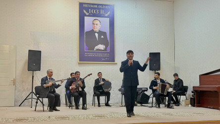 Beyləqanda “Ümummilli Lider Heydər Əliyev müasir müstəqil Azərbaycanın banisidir” adlı möhtəşəm tədbir keçirilib.