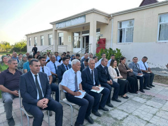 Xaçınabad qəsəbəsində səyyar qəbul-görüş keçirildi