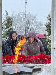 Beyləqanda 20 Yanvar şəhidlərinin xatirəsi ehtiramla yad edilib