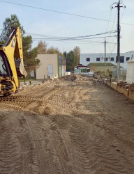 Beyləqan şəhərinin bu hissələrində bərpa-quruculuq işləri aparılır