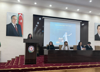 “Uşaqlara kitab verək, həyat yükü yox: erkən evliliyə birlikdə yox deyək” mövzusunda maarifləndirici tədbir keçirilib.