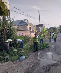Beyləqan şəhərinin bu küçələrində təmizlik və abadlıq işləri aparılıb