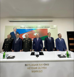 Beyləqanda Səfərbərlik və Hərbi Xidmətə Çağırış üzrə Dövlət Xidmətinin yaradılmasının ildönümü qeyd olunub