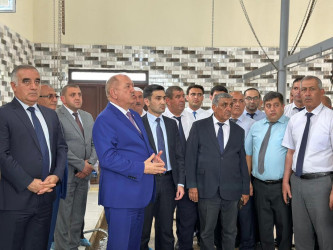 Beyləqanda müasir ət kəsim məntəqəsinin açılışı olub