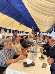 Beyləqan Rayon İcra Hakimiyyətinin başçısı şəhid atası Süleymanov Allahverdinin yas mərasimində iştirak edib