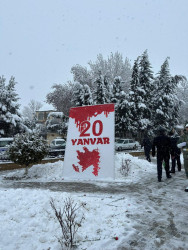 Beyləqanda 20 Yanvar şəhidlərinin xatirəsi ehtiramla yad edilib