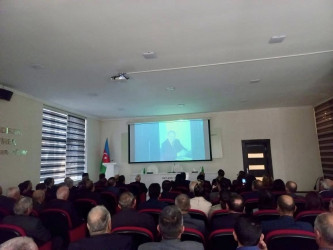 “Konstitusiya və Suverenlik İli” çərçivəsində Yeni Azərbaycan Partiyasının yaradılmasının 33-cü ildönümünə həsr olunmuş tədbir keçirildi.
