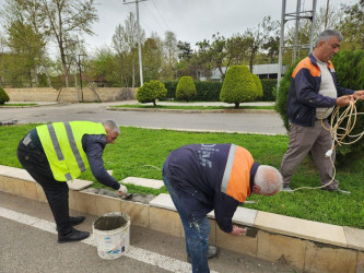 Beyləqanda abadlıq və təmizlik işləri davam edir