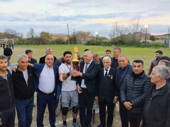 Beyləqanda şəhidlərin xatirəsinə həsr olunmuş futbol turniri keçirilib