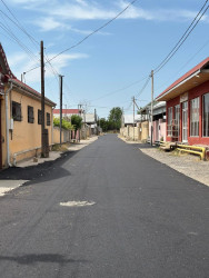 Beyləqan şəhəri Habil Hacıyev küçəsində asfaltlanma işləri yekunlaşıb