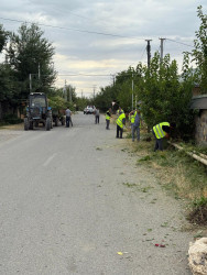 Beyləqan rayonunda suvarma arxlarında təmizlik işləri aparılıb